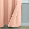 Mrs.Naturall Blush Pink Curtains 2 Panels for Girls Bedroom,Blackout Grommet Boho Neutral Room Darkening Dusty Rose Gold Curtains for Nursery Living Room,84 Inches Long view 4