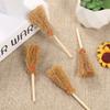 Pieces Mini Brooms for Crafts Mini Straw Brooms with Red Ropes Halloween Decor Ornaments Wizard Accessory for Home Office Decor view 4