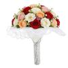 jojofuny Floral Foam Bouquet Holder with Lace DIY Wedding Bridal Bouquet Mold for Fresh & Artificial Flowers, Perfect for Brides, Florists & Wedding Decor, Ideal for Bridal & Bridesmaid Showers view 2