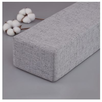 Bed Gap Filler for Headboard Mattress Gap Filler Bolster Pillow for Bed Long Pillow Closes Gap Between Mattress and Headboard Headboards Cushion Bed Gap Filler (Color : Gray, Size : 10X15X120cm)