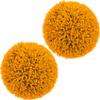 2PCS Artificial Plant Topiary Ball, Simulation Plant Grass Ball, Lifelike Plants Decor, for Home Garden Wedding Birthday Party Hanging Wall Decoration,Orange,40cm/15.74in view 1
