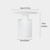 UNNS Bedside Cabinets Nordic Style Modern Minimalist Bedside Table Living Room Bedroom Round Table Creative Bedside Table Creative Round Side Table Nightstand (Color : Beige) view 3