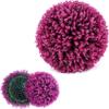 2PCS Artificial Plant Topiary Ball, Simulation Plant Grass Ball, Lifelike Plants Decor, for Home Garden Wedding Birthday Party Hanging Wall Decoration,Fuchsia,40cm/15.74in view 1