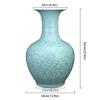 Decorative Vases Ceramic Vase Decoration Household Flower Arrangement Glazed Design Vase Flower Pot Retro Vase Bookcase Decoration Table Decoration Bedside Table Flower Vases for Decor view 2