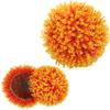 2PCS Artificial Plant Topiary Ball, Simulation Plant Grass Ball, Lifelike Plants Decor, for Home Garden Wedding Birthday Party Hanging Wall Decoration,Orange,30cm/11.81in view 1