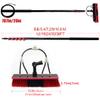 UIBAO Window Cleaning Pole Hose Fed for Solar Panels Telescopic Brush Multi-Angle Extension Pole Window Cleaning Kit with 4-Hole Water Fed Brush 30cm/55cm Optional,Brushhead30cm-7.2m view 2
