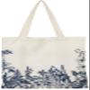Canvas Floral Botanical Tote Bag for Women , Reusable Grocery Bags, Cute Cat Tote Bags Aesthetic for Shopping view 1