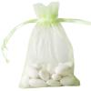 Balsa Circle 100 pcs 4x6-Inch Mint Green Organza Gift Candy Favor Bags Drawstring Reusable Treat Pouches Wedding Jewerly Storage view 1