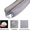TORRAMI 32" Door Draft Stopper Under Bottom Insulation Noise Air Stopper 2.16LB,Draft Stopper Guard Seal for Doors and Windows - Dark Gray view 2