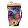 Interesting Octopus Whiskers Reusable Iced Coffee Cup Sleeve Colorful Octopus Whiskers Hot Insulator Sleeve Neoprene Cup Holder with Handle for Soda Coffee Latte Cups (16 oz) view 2