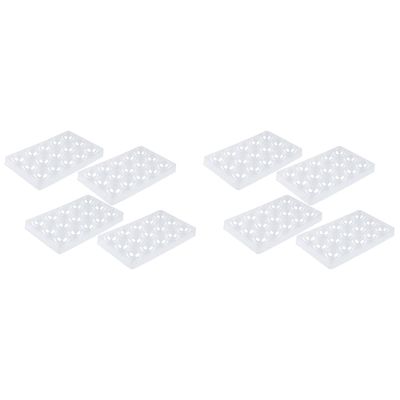 8-Piece Sugar Flower Drying Cup Mold Set Non-Stick Flexible Fondant Flower Shaping Trays for Paste Cake Decorating Tools 9.17 X 5.43 X 1.57 Inches