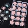 8-Piece Sugar Flower Drying Cup Mold Set Non-Stick Flexible Fondant Flower Shaping Trays for Paste Cake Decorating Tools 9.17 X 5.43 X 1.57 Inches view 2