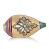 Western Eiderdown Presents Shankh Shaped Terracotta Handpainted Tea Light Holder Set of 2 (Non Electrical) #Aport-044 view 2