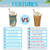 Sunflower and Dilapidated Wooden Board Reusable Iced Coffee Cup Sleeve Daisy Hot Insulator Sleeve Neoprene Cup Holder with Handle for Soda Coffee Latte Cups (16 oz) view 4