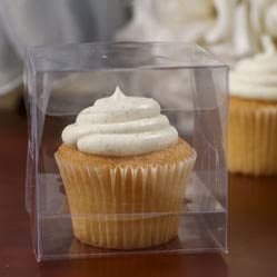 Factory Direct Craft Group of 24 Clear Plastic Cupcake Boxes for Weddings, Holidays and Special Events