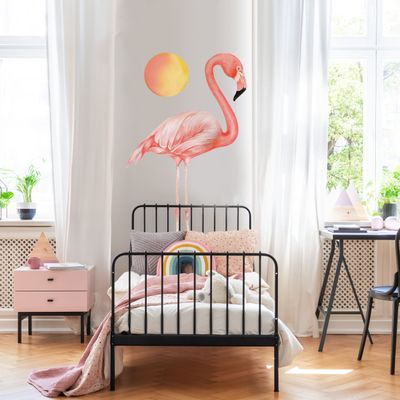 Large Flamingo Wall Decal by Chromantics