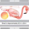 Large Flamingo Wall Decal by Chromantics view 2