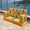 4" Thickness Floor Couch, Meditation Yoga Loveseat, Sectional Sofa, Arabic Majilis, Healing Room Floor Cushion, Sofa Covers (4'' Thickness Sofa) view 3