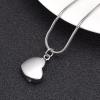 SHEIL Mini Heart Cremation Urn Necklace for Ashes 316L Stainless Steel Engravable Keepsake Memorial Jewelry for Ashes Women Girl view 3