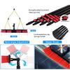 Solar Panel Cleaning Brush and Pole Water Fed, 3.6-11M Telescopic Rod Window Cleaning, for Photovoltaic Panel Cleaning, Trucks Windows, Window Glass Wall,12FT/3.6M view 4