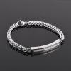 SHEIL Stainless Steel Cremation Ashes Keepsake Urn Bracelet Crystals Inlay Memorial Ash Holder Chain Bracelet for Women,24cm view 2