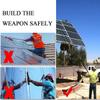 Water Fed Pole Kit, Telescopic Solar Panels Cleaning Pole Window Cleaning Equipment, Adjustable Height and 30Cm Cleaning Brush,12FT/3.6M view 2