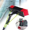 Window Clean Washing Set Equipment Telescopic Extension Pole Cleaning Kit Suitable for Window Cleaning, Photovoltaic Panel Cleaning, Trucks,5m/16ft-30cmbrushhead view 1