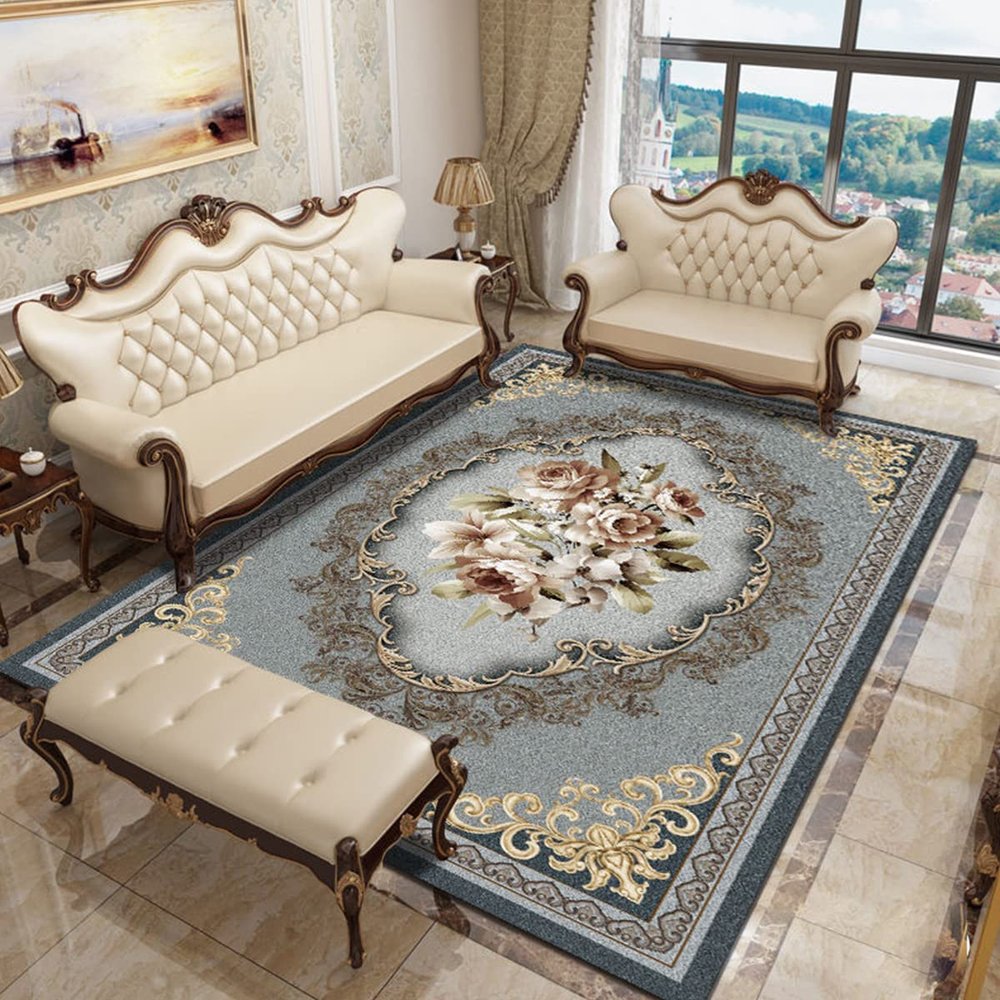 youyoucool Multicolor Area Rug Rugs Modern Area Rugs with Abstract Patterns Medium Pile Area Rug63x91 inch