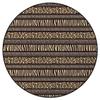 Brown Yellow Round Office Chair Mats Home Rolling Gaming Chair Mat Leopard World Brownish Geometric Anti-Slip Hardwood Floor Mats Carpeted Floor Protector Mats Leopard Print Decor Diameter 36 in view 2