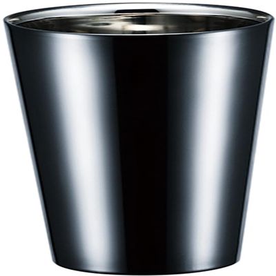  Asahi SCW-14BB Brilliant Black, Double Layer Straight Cup, 8.5 fl oz (250 ml)