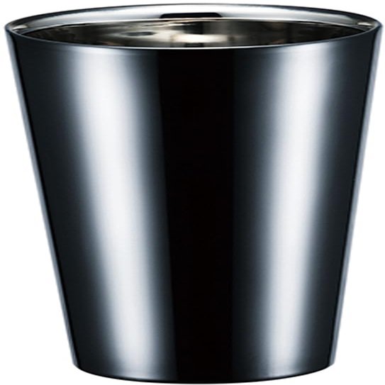  Asahi SCW-14BB Brilliant Black, Double Layer Straight Cup, 8.5 fl oz (250 ml)