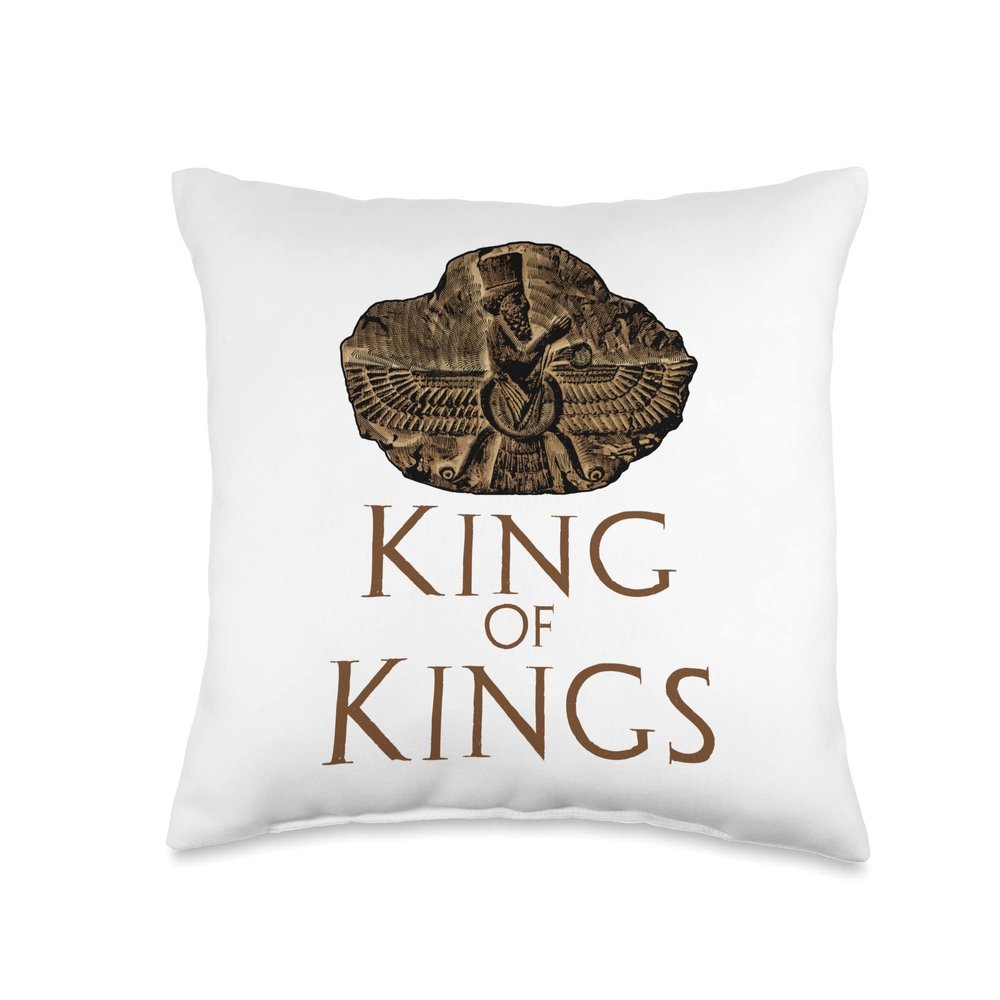 Ancient Persia - King Of Kings - Persian Mythology History Throw Pillow