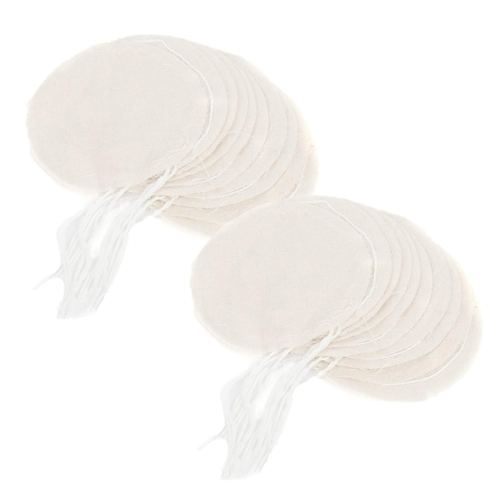 Siphon Cloth Coffee Filter 20pcs, Coffee Syphon Cloth Replacement Filter Round Fabric Filter for Coffee Dripper