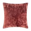 Levtex Home Birch Hill Velvet Spice Quilt - Euro Sham - Persimmon/Rust - Velvet - Dot Stitch Quilting - Quilt (26x26in.), No Insert - Polyester view 1