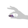 JACKALL Anchovy Dragon Tenya Head Replacement Hook, No. 30, Purple/Glow Stripe view 2