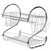 Acofuns Multifunction 2 Tier Kitchen Dish Cutlery Drainer Rack Drip Tray Plate Holder Drain Shelf view 1