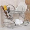 Acofuns Multifunction 2 Tier Kitchen Dish Cutlery Drainer Rack Drip Tray Plate Holder Drain Shelf view 3