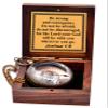 Be Strong and Courageous- Joshua 1: 9 Quote Engraved Compass with Wooden Box, Greeting Card, Gift Compass, Graduation Day Gifts 2026 Compass for Women Mens Boy Girls view 1