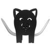 Acofuns Black Toilet Paper Holder Metal Pig Shape Tissue Storage Rack view 4