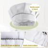 Handepo 28 Pcs Kid Apron and Chef Hat Set Adjustable Bib Apron with Pockets for Kids Cooking Baking Painting Crafting(White) view 4