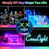 EL Wire Neon Wire Neon Light 9.84ft DIY Neon Glowing Flexible Electroluminescent Wire Light Kit for Parties Halloween Christmas Bike Clothing Decoration (Red Green White Ice Blue Purple 5 Pack) view 4