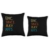 Birthday Epic Since July 1973 Throw Pillow view 3