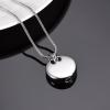 SHEIL Cute Sleeping Dog Cremation Necklace Round Stainless Steel Pet Memorial Urn Pendant Funeral Keepsake Jewelry for Dog Ash Holder view 4
