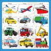 54 Pieces Transportation Birthday Party Decorations Cars Theme Party Hanging Swirl Decor for Kids Vehicles Birthday Party Transportation Party Baby Shower Supplies view 2