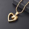 SHEIL Horse Heart Memorial Jewelry 316L Stainless Steel Animal Cremation Urn Necklace Keepsake Pendant for Funeral Remembrance view 2
