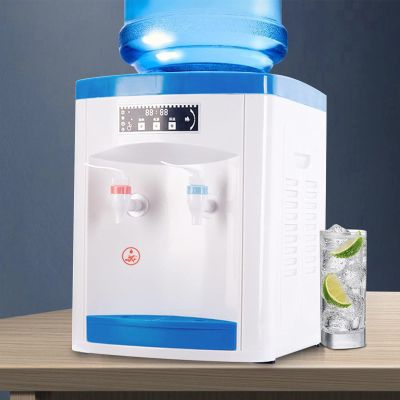 Desktop Electric Hot Cold Water Cooler Dispenser 5 to 18L Top Loading Countertop Water Cooler Dispenser Drinking Machine Office Home 110V