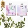 Disfuco Birthday Thank You Postcards, Mermaid Theme, Under The Sea, Ocean Thank You Cards for Kids Girls Boys Birthday Party, Baby Shower Party, Set of 20 (A06) view 2