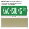 ANWND Vintage Retro Metall Street Sign Kaohsiung, Kaohsiung Sign, Kaohsiung Gift, Kaohsiung Visitor Souvenir, Taiwan City, Kaohsiung Native 16"x6" view 2