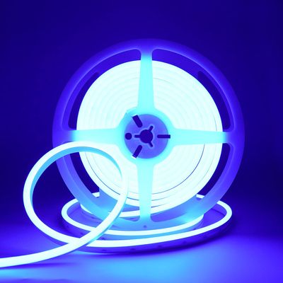 DUOFU365 Blue Neon LED Strip Light, DC 12V 600 SMD2835 LED Neon Rope Lights,Upgraded 16.4ft/5m Led Light Strips Flexible Waterproof for Indoor/Outdoors Home Decoration/DIY(No Power Adapter)