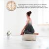 9.1 x 2.4in Wooden Wall Clock,Sauna Clock High Temperature Resistant,Digital Bathroom Shower Wall Clock for Sauna Room Home Bathroom Office Use view 3